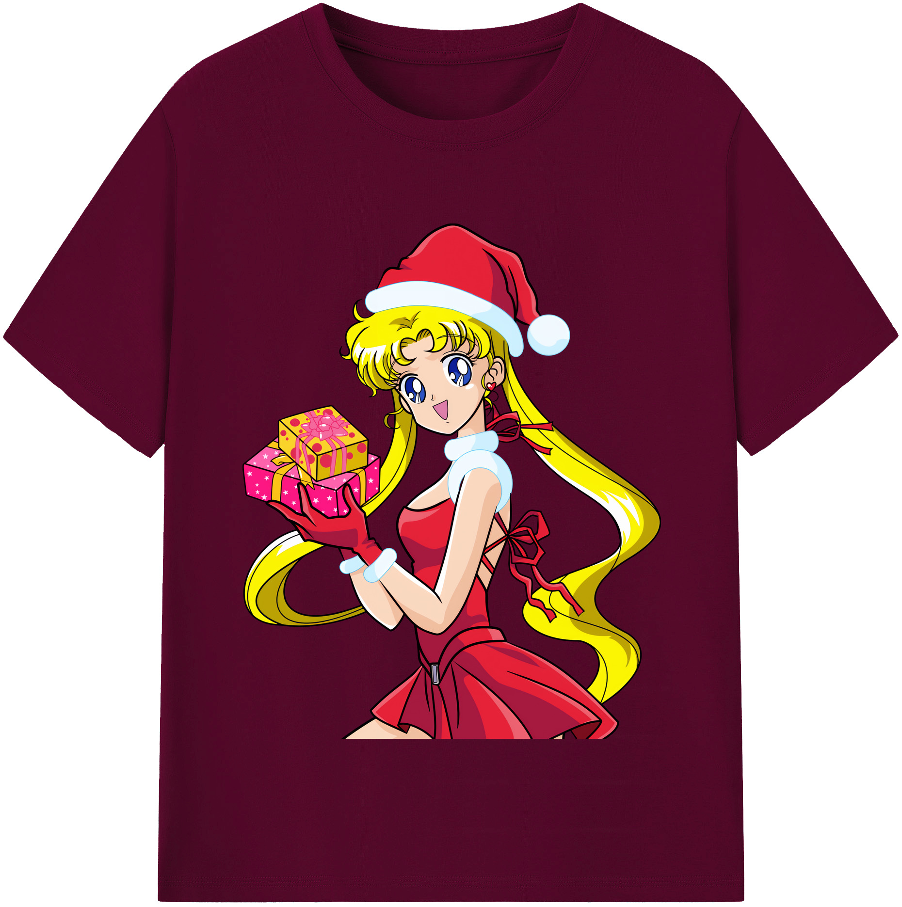 （画像用） 美少女戦士セーラームーン 月野 うさぎ つきの うさぎ Sailor Moon Tsukino Usagi レディースカジュアルプリントTシャツ（綿100％）